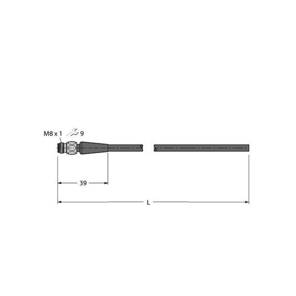 Food & Beverage Hygienic, PVC Connection Cable   PSGH4M-2/TFE image 1
