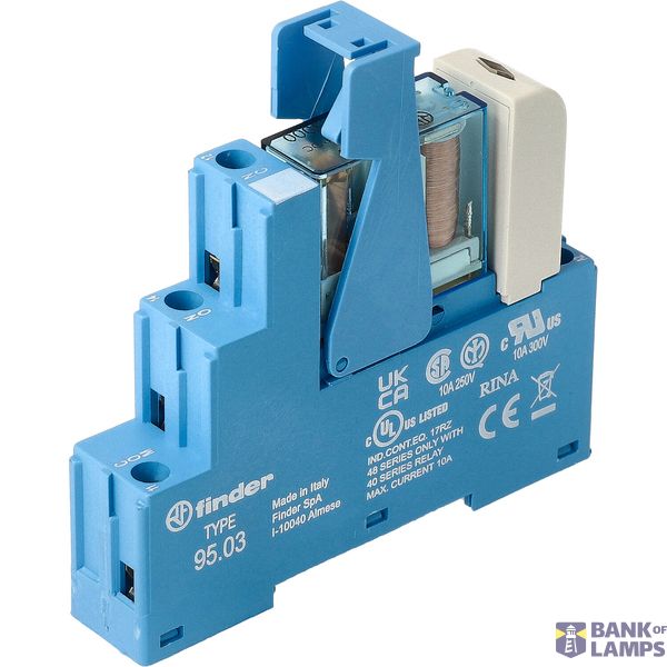 Rel. interface Mod.screw 1CO 10A/24VDC SEN/Agni+Au/LED/diode (48.31.7.024.5050) image 3