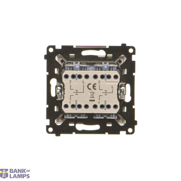 "Light" push button with LED indicator light, (module), 16AX, Screw, anthracite, metalic image 1