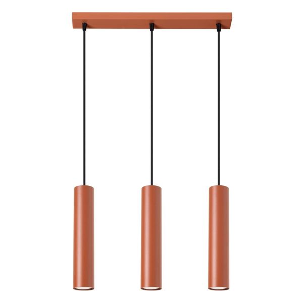 LAGOS 3L HANGING LAMP RED OCHRE 3XGU10 image 1