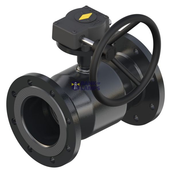 Ball valves, JIP-FF, RB, Worm gear, Reduced Bore, PN 25, DN 200, Flange image 1
