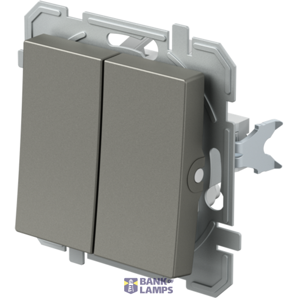 PUSH BUTTON 2GANG-1WAY 10A 250V~ TI XO 4415030 image 5