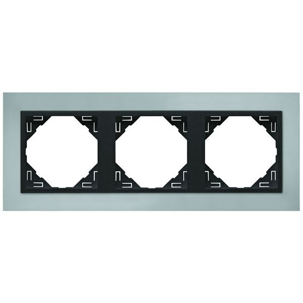 TRIPLE FRAME CHROME/GRAY image 1