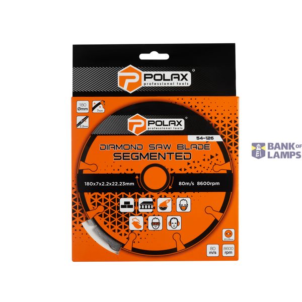 Diamond Segmented Saw Blade 180x7x2.2x22.23 image 3