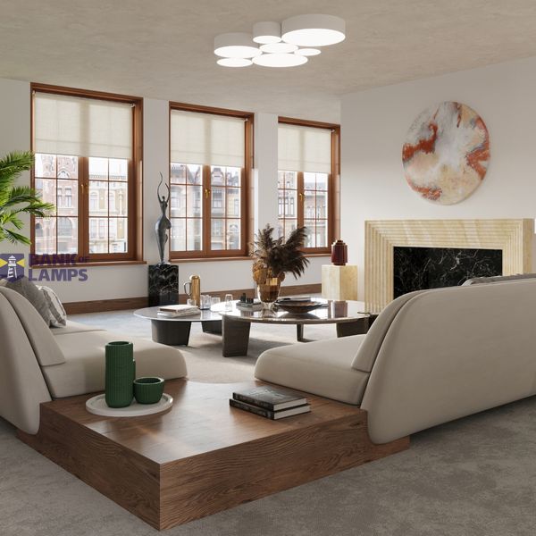 CEILING LAMP ARENA 35 WHITE E27 2X60W IP20 image 8