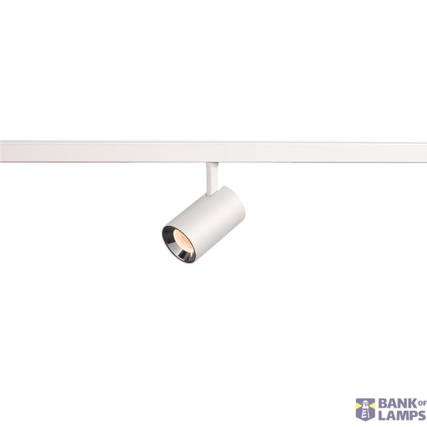 NUMINOS® XS 48V TRACK DALI, spot, white / chrome, 8.7W, 670lm, 2700K, CRI90, 20° image 1