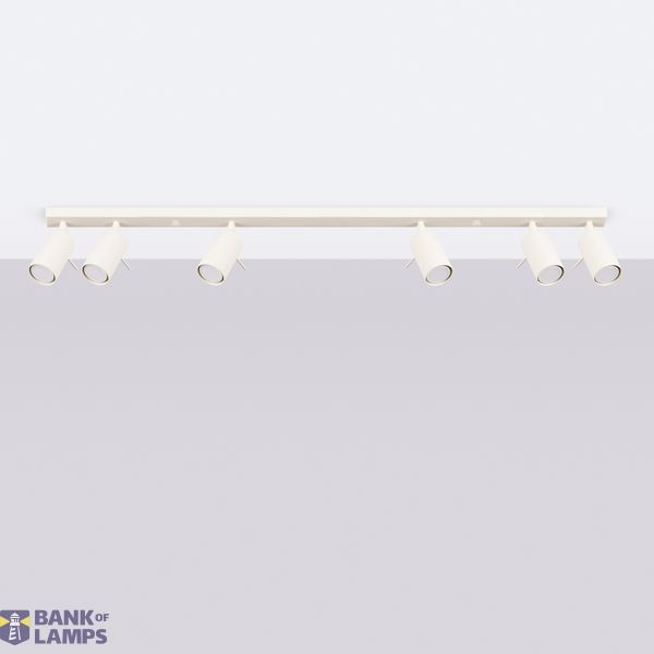 CEILING LAMP RING 6L BEIGE 6XGU10 image 2