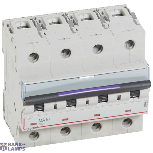 MCB DX3 4P MA10 50kA image 2