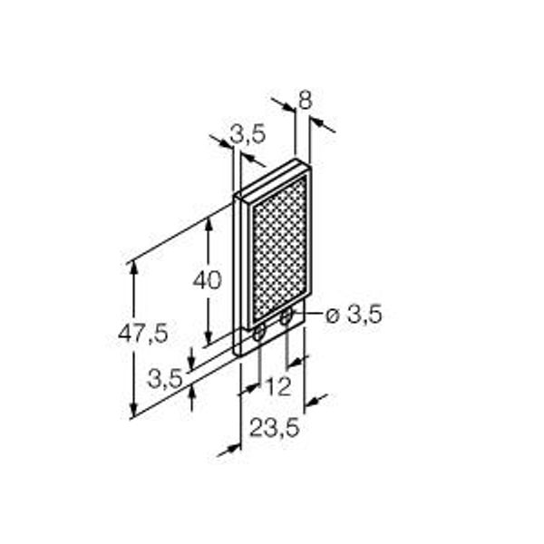 Accessories Reflector   BRT-40X23B image 1