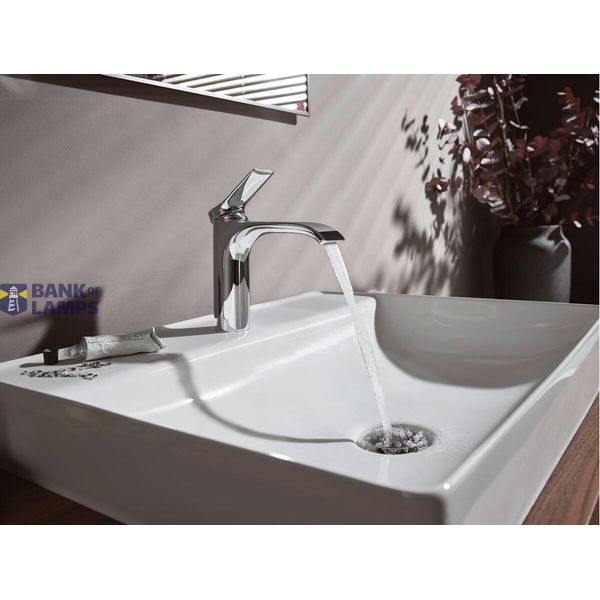 Vivenis 110 sink mixer, with pop-up, chrome image 1