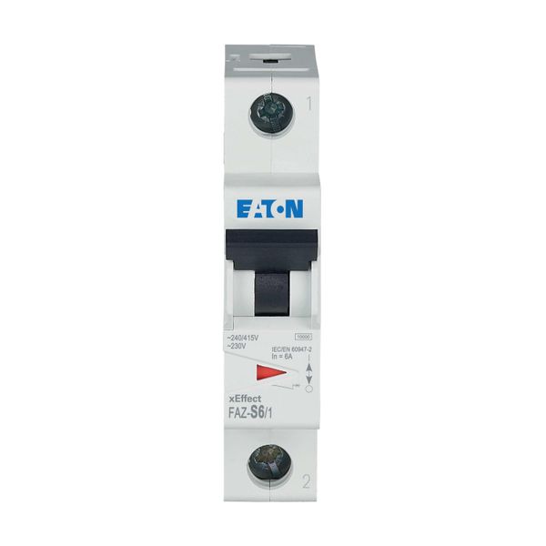 Miniature circuit breaker (MCB), 6 A, 1p, characteristic: S image 5