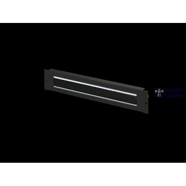 DK cable entry panel 2U RAL9005 image 2