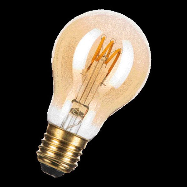 Spiraled Basic A60 E27 3W 2000K Gold DIM 240V image 2