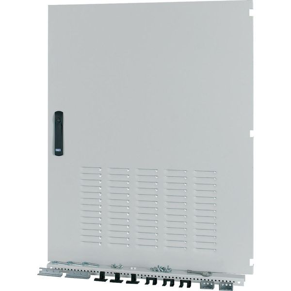 XSDMLV4097508 Box Solution door, ventilated, IP42, left, HxW=975x800mm, grey image 2