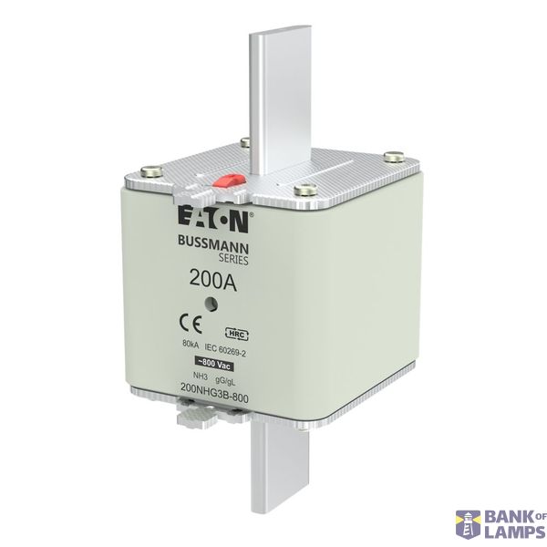 Fuse-link, LV, 200 A, 800 V AC, NH3, Class gG/gL image 2