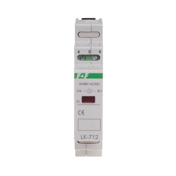 power indicator light - single-phase LK-712 R 130Ã·260V image 2