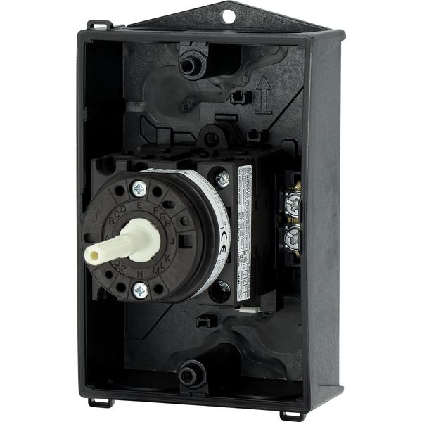T0-3-15259/I1/SVB Main switch, T0, 20 A, surface mounting, 3 contact unit(s), 3 pole, 2 N/O, Emergency switching off function, With red rotary handle and yellow locking image 27