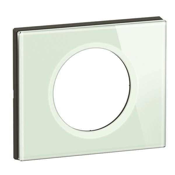 PLATE 1 GANG OPAL WHITE GLASS image 7