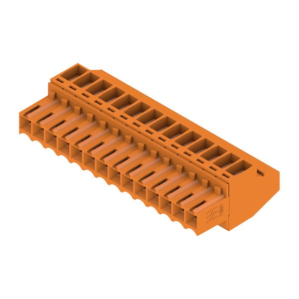 PCB plug-in connector, female plug, 3.50 mm, Number of poles: 14, 90°, Clamping yoke connection, Clamping range, max. : 1.5 mm², Box image 4