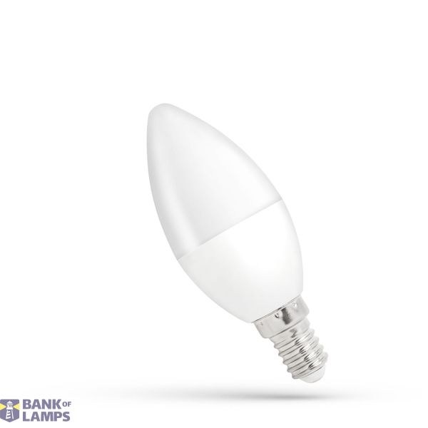 LED C38 E-14 230V 8W NW SPECTRUM image 1