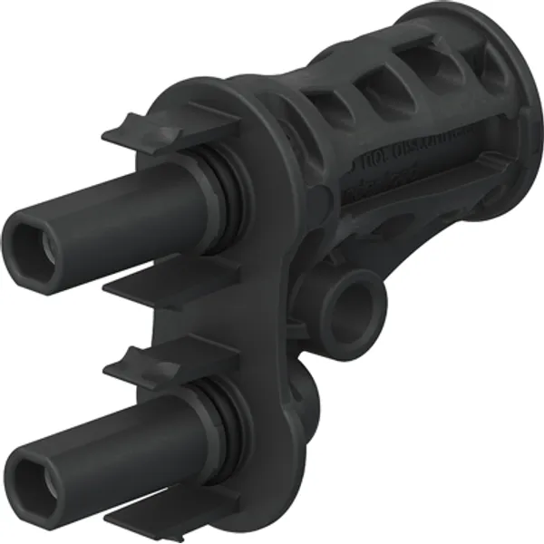 Branch socket, 1.5 kV, 60 A, 2 x MC4-Evo 2 jack to MC4-Evo 2 plug, 32.0196 image 1