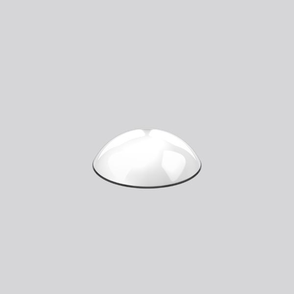 Replacement glass, moulded glass D 250 H 96 colour: white image 1
