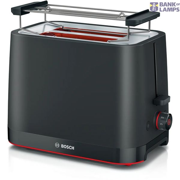 Bosch Compact Toaster | TAT3M123 MyMoment | Power 950 W | Number of slots 2 | Housing material Plastic | Black image 1