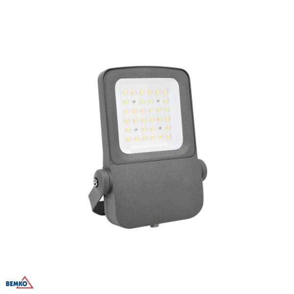 LED FLOODLIGHT LFC CAMPUS 60W 4000K 8400lm IP66 90X90 GREY image 1