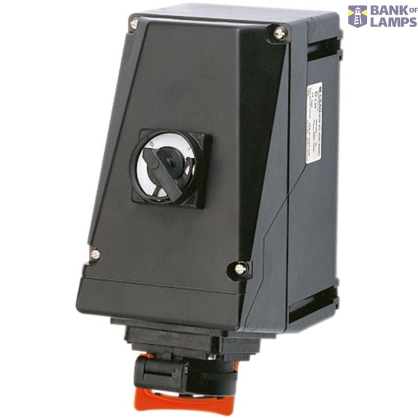 Ex-wall socket, 16A/20A-7Pol-6H, 1x M40 cable gland, zone 1 image 3