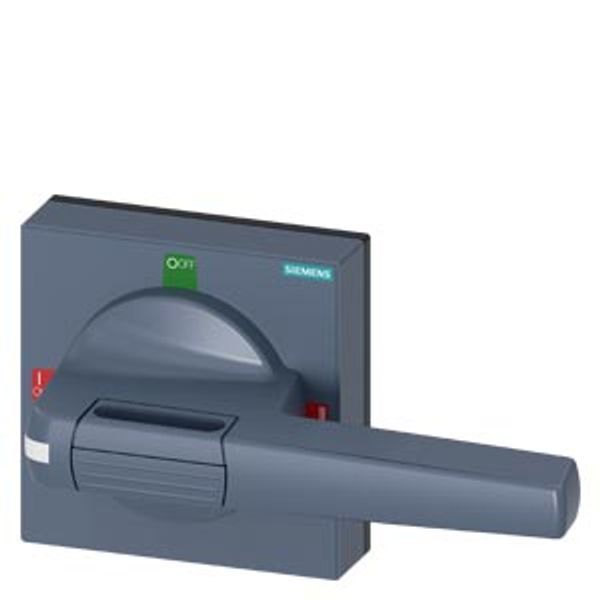 Handle with masking plate standard, size 100x 100, for shaft 10x 10, I-0-II image 1