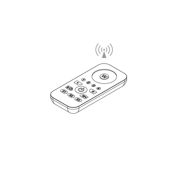 LUXCONTROL: TELEC.RF RGB+BIANCO 4 ZONE image 1