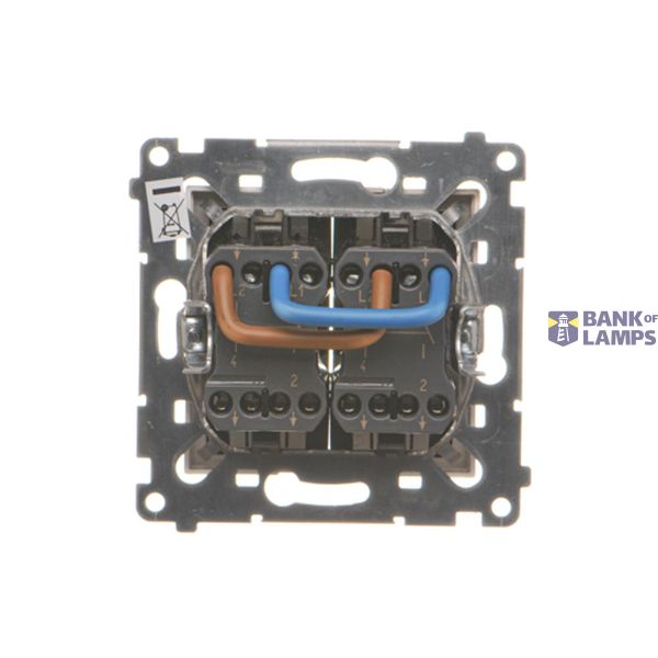 Single switch, 10AX, black matt image 1