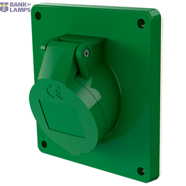 Receptacle, 32A3p 4h 50V100-200HZ, IP44 image 1