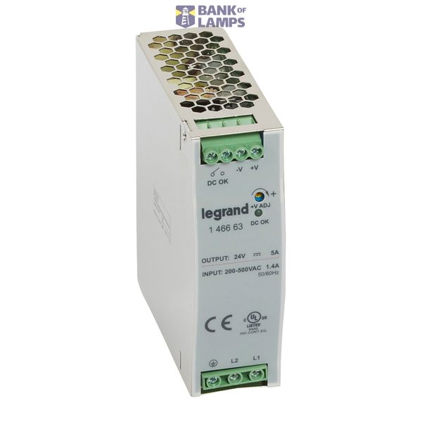 Switching power supply monobi stabilised 200-500V input 24V DC 120W image 2