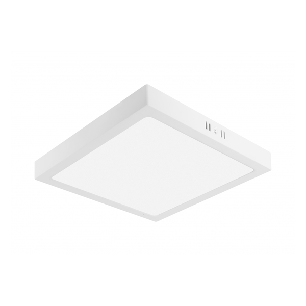 G-TECH LED luminaire FABRO, 24 W, 2400 lm, 4000K, AC220-240V, IP40, surface-mounted, square, white image 2