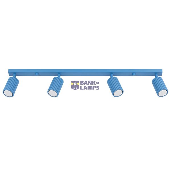 Ceiling lamp KARBON 4L azure image 9