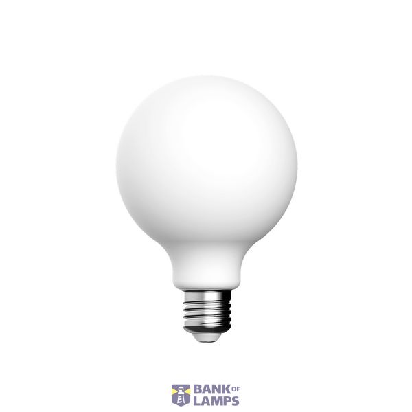 LED Porcelain Effect Light Bulb CRI 95 G95 7W 640Lm E27 2700K Dimmable - P03 image 1
