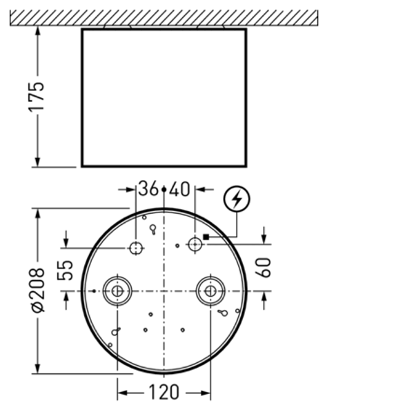 Downlights Sonnos Lens White around ETDD 17W 2000lm Extreme Wide Flood (XFL) IK06 3 SDCM 9002016552 image 1