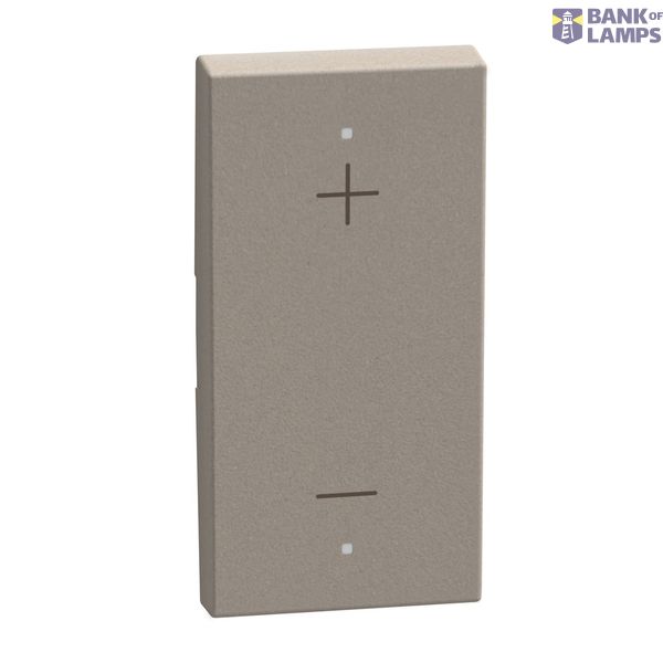 LIGHT NOW KEYCOV DIMMER + - 2 FUNCTIONS 1MODULE STONE image 1