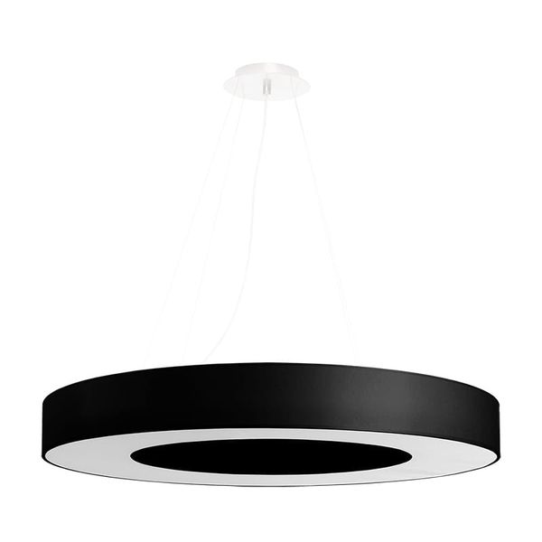 CHANDELIER SATURNO SLIM 70 BLACK E27 6X60W IP20 image 1