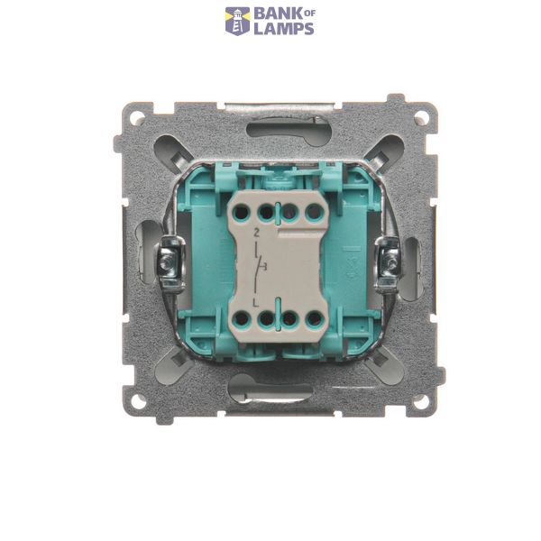Touch panel 2 modules, Modul 1: 2 vertical touch fields, Module 2: 2 vertical touch fields, Fixing: horizontal, White pearl image 1