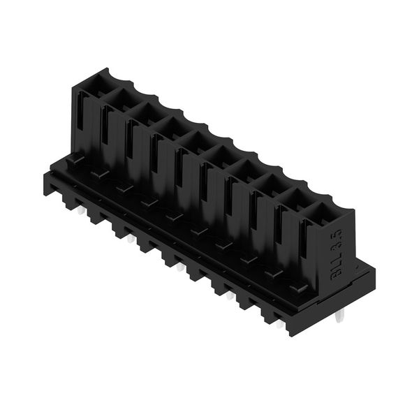 PCB plug-in connector, female header, closed side, THT solder connection, 3.50 mm, Number of poles: 10, 180°, Solder pin length (l): 3.2 mm, tinned, black, Tube image 4