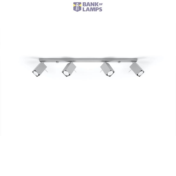 CEILING LAMP MERIDA 4L GREY GU10 4X40W IP20 image 8