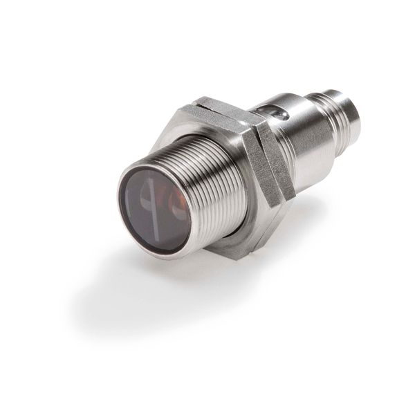 Photoelectric sensor, M18 threaded barrel, stainless steel, red LED, r image 5