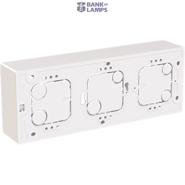 3gang Surface mounted housing high image 3