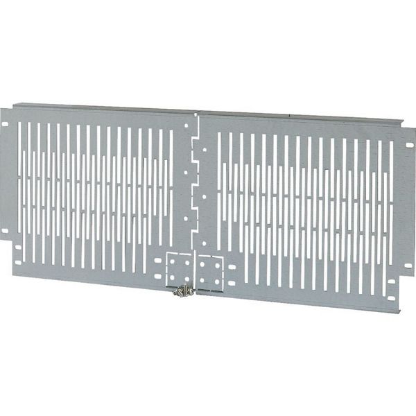 XTPPCUV3-H275W800 Partition, ventilated, for power feeder, HxW=275x800mm image 4