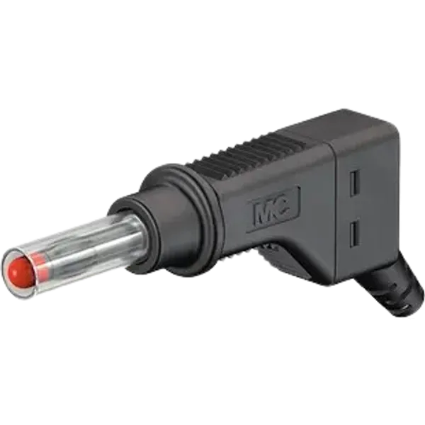 4 mm plug, screw connection, 1.0 mm², CAT II, brown, 66.9327-27 image 1