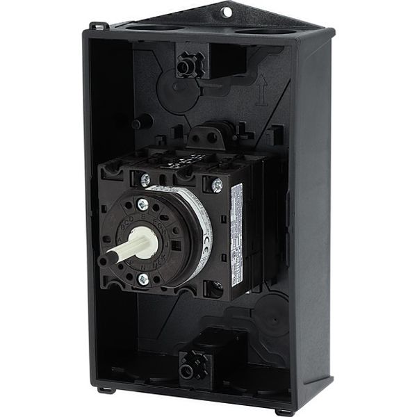 T3-3-8342/I2/SVB Main switch, T3, 32 A, surface mounting, 3 contact unit(s), 6 pole, Emergency switching off function, With red rotary handle and yellow locking ring, image 9