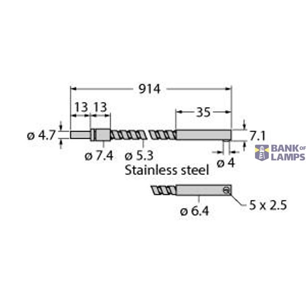 Glass Fiber Single Conductor   IAR.753SMTA image 1