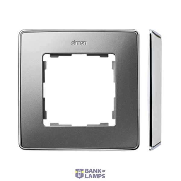 Single frame, cold aluminum, chrome base image 1